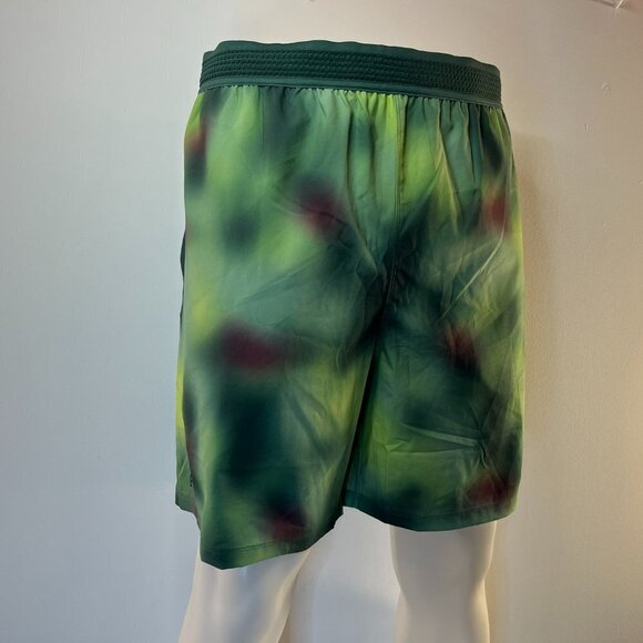 Fabletics Men's Azure Green Blur Fundamental Shorts - Size XXL - Picture 2 of 5